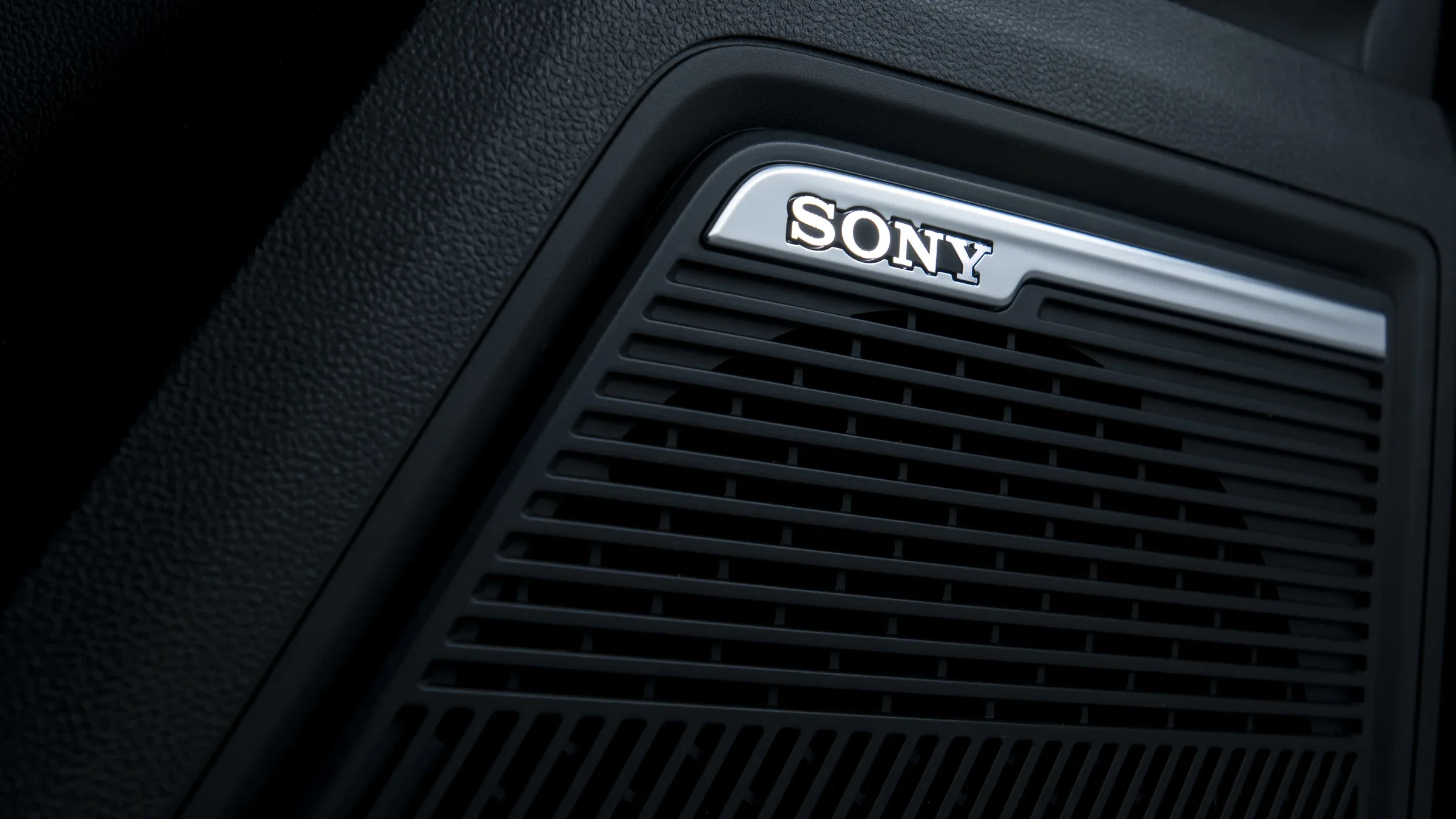 Sony speaker grille in a door panel